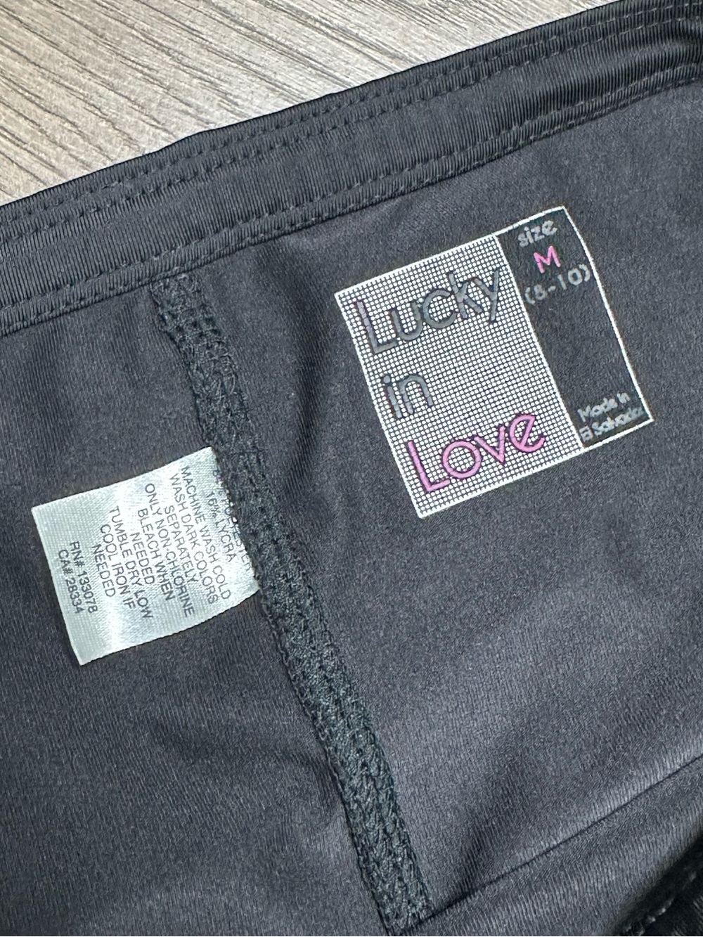 Lucky In Love Pleated Multi Tier Tennis Skirt Skort Black Size Medium - Picture 5 of 9